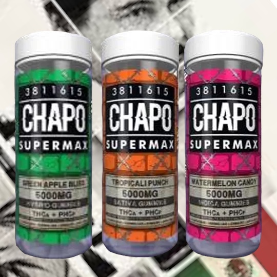 Chapo Extrax THCa + PHCp Supermax Gummies (40pcs|5000mg) – Wonderland ...